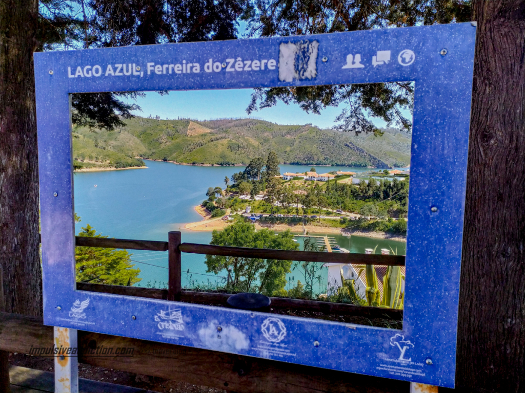 Lago Azul na Grande Rota do Zêzere - uma das melhores praias fluviais