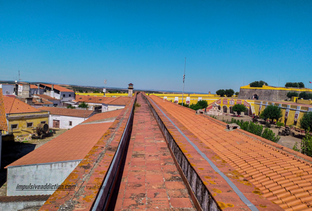 Caminhar por cima dos Telhados do Museu Militar de Elvas