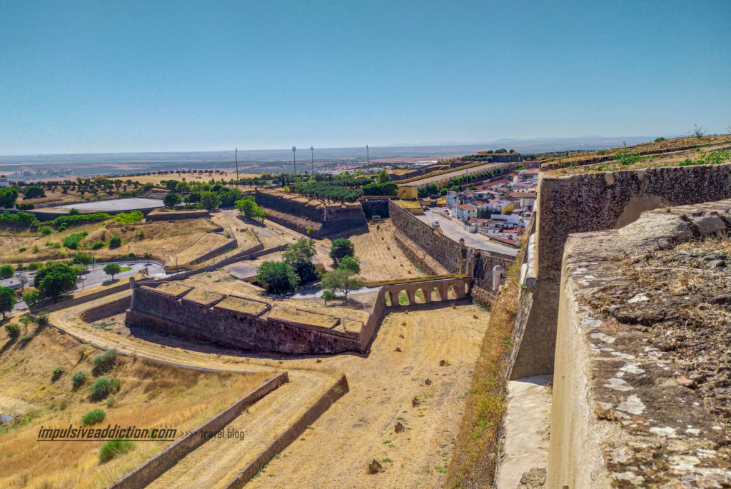View of the wall from the English Cemetery