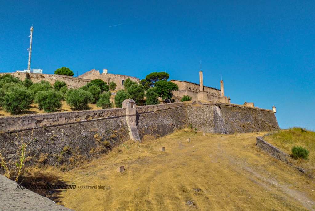 View of the wall from the English Cemetery