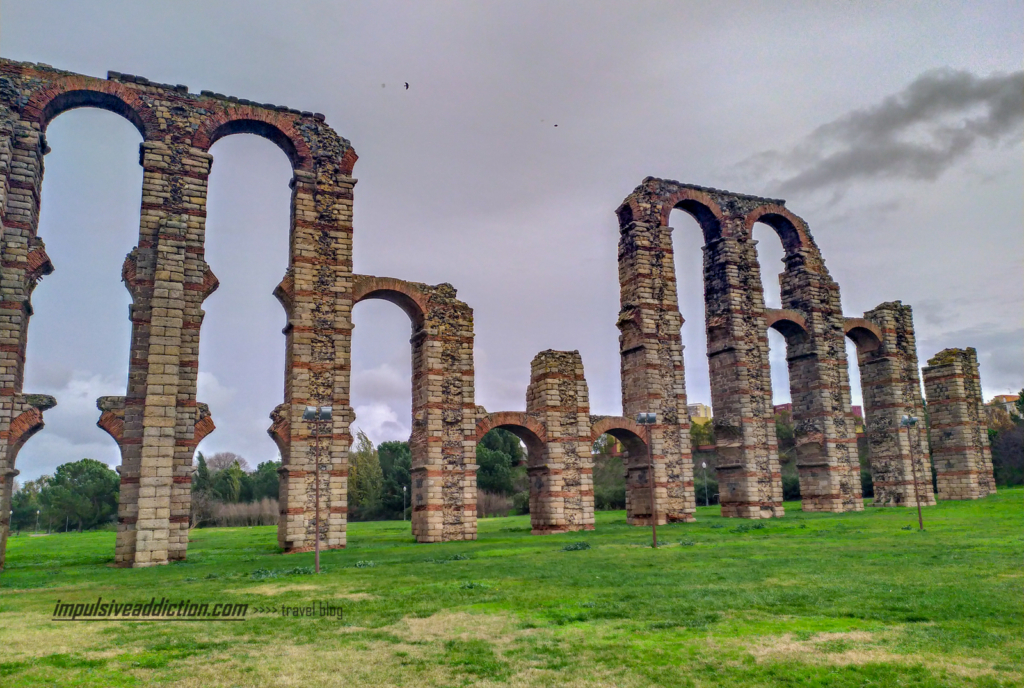 Aqueduto dos Milagres ao visitar Mérida