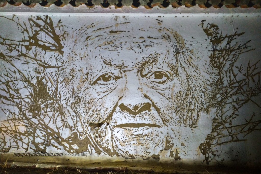 Arte Urbana excelente na na N255 entre Alandroal e Terena