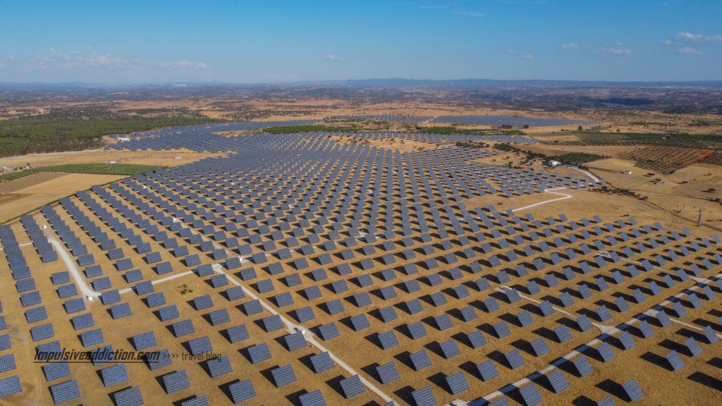 Visitar Amareleja e a Central Solar Fotovoltaica