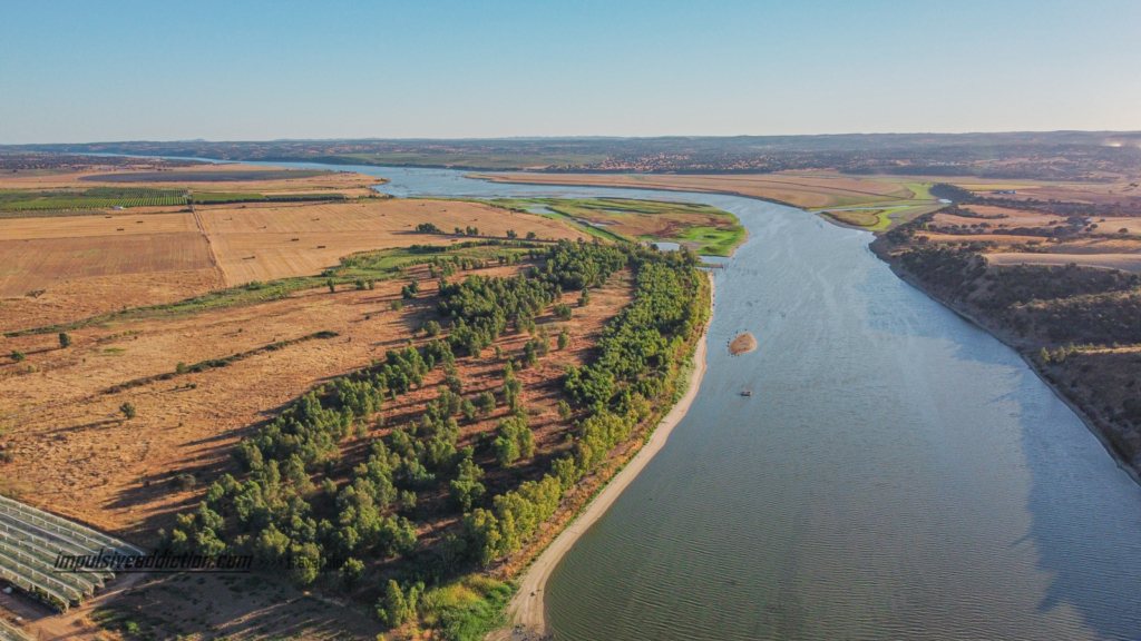 Rio Guadiana junto a Juromenha