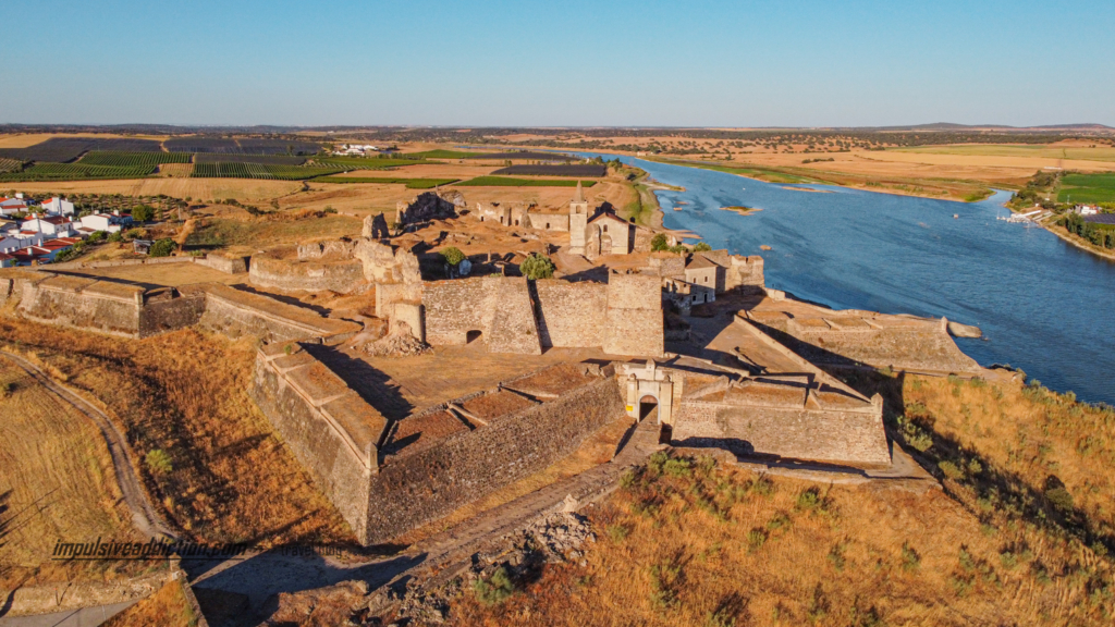Fortaleza de Juromenha ao visitar o Alandroal