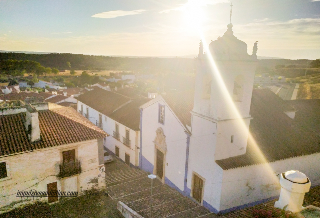 Igreja da Misericórdia do Alandroal vista das Muralhas do Castelo