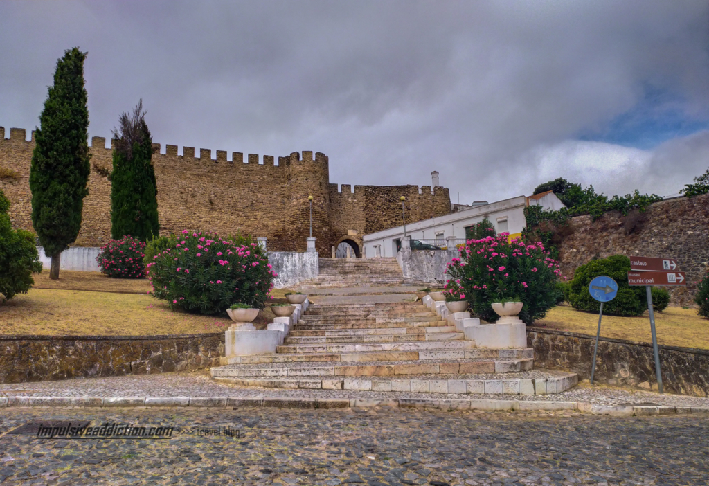 Staircase to Porta do Sol and Estremoz Castle