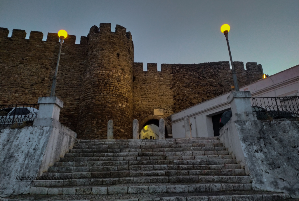 Staircase to Porta do Sol and Estremoz Castle