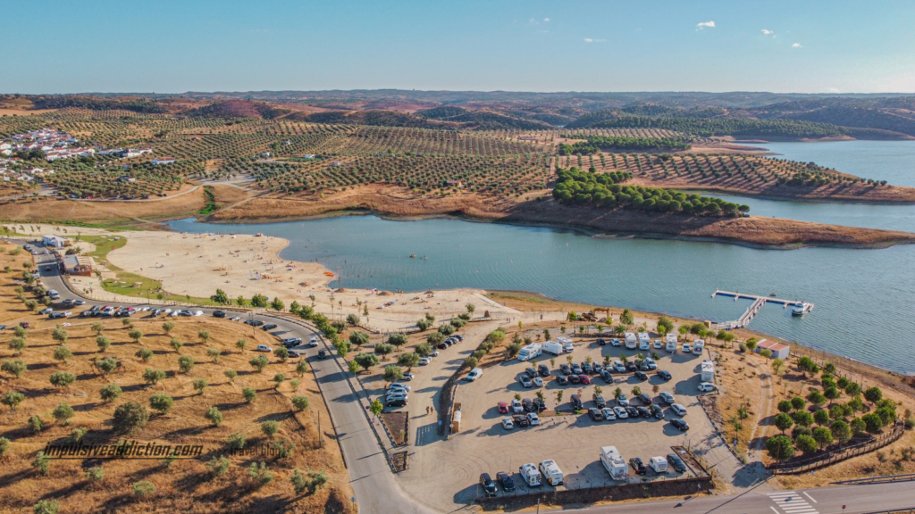 Praia Fluvial da Amieira ao visitar Portel