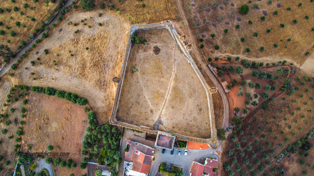 Castelo de Terena visto de cima