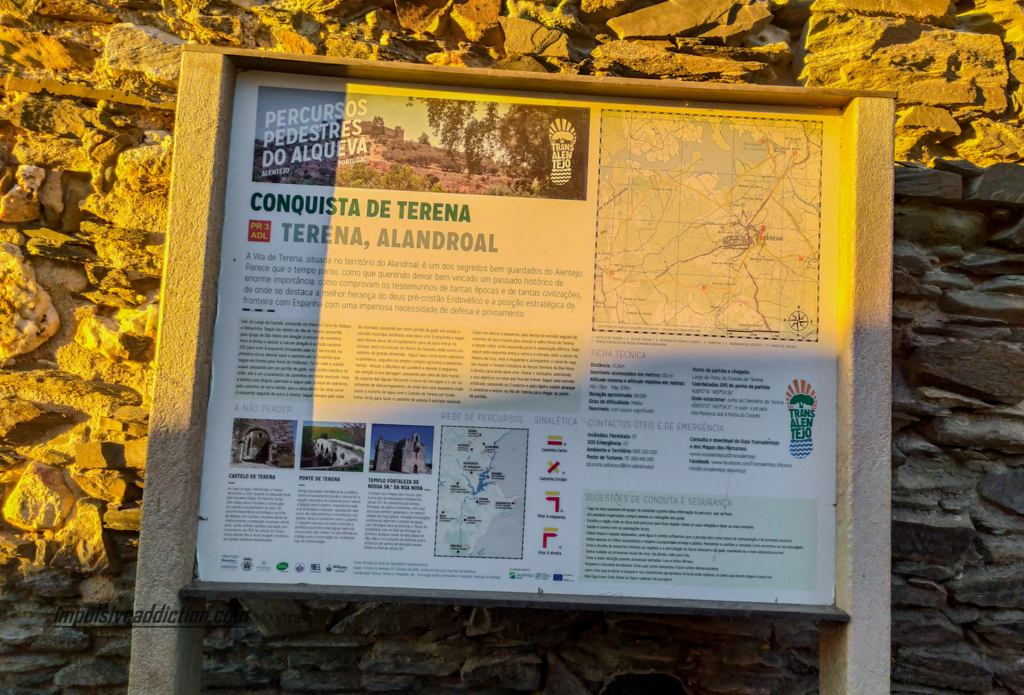 Painel Informativo junto ao Castelo de Terena