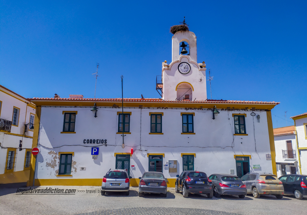 Torre do Relógio ao visitar Barrancos