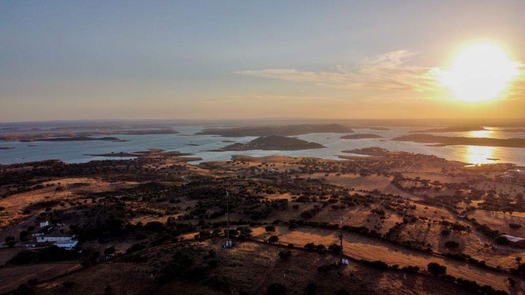 Pôr do sol ao visitar Mourão