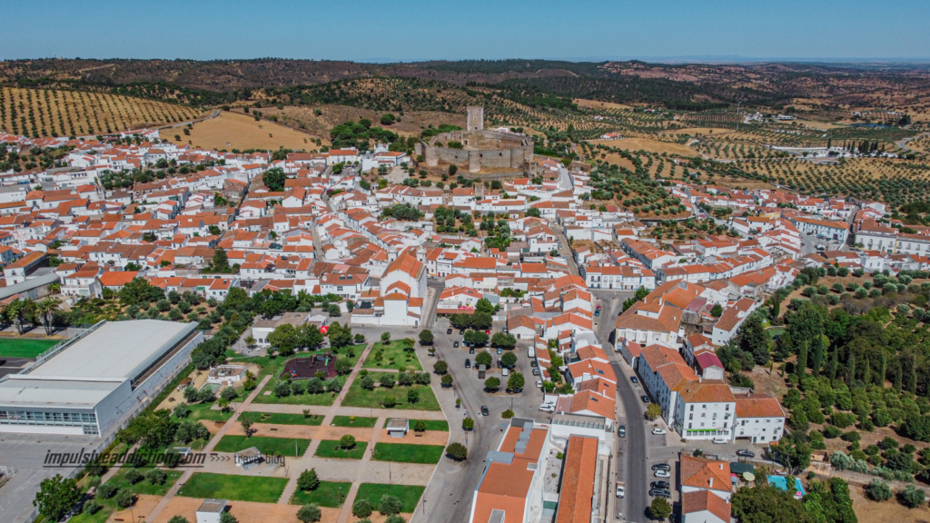 Visitar Portel - parque da matriz em baixo