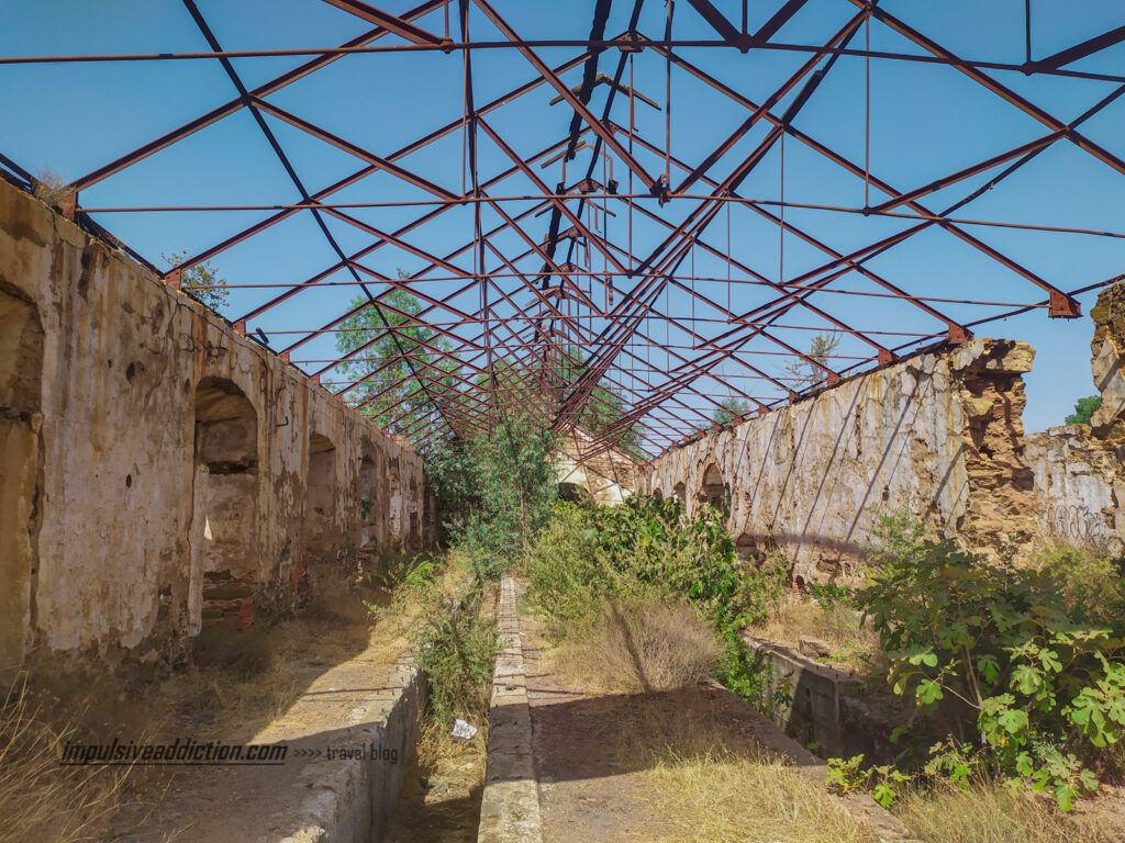 Ruínas das Antigas Oficinas Ferroviárias da Mina de São Domingos