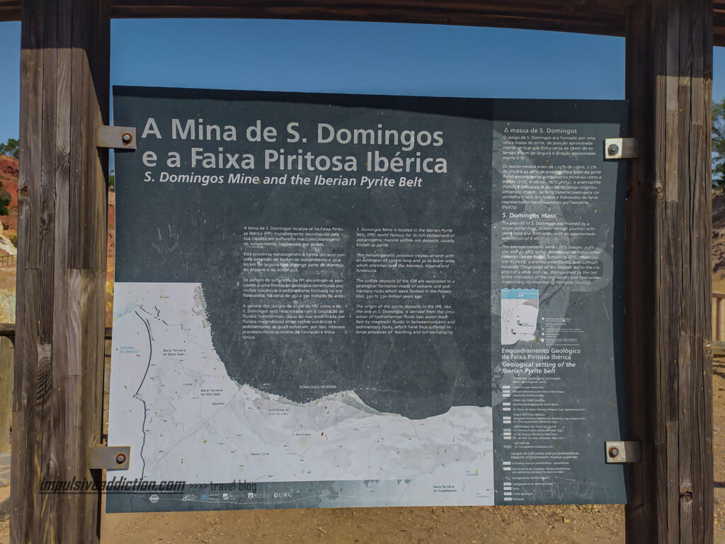 Painel Informativo sobre a Mina de São Domingos e a Faixa Piritosa