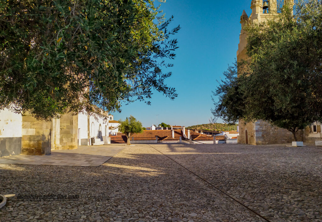 Largo de Santa Maria ao visitar Serpa