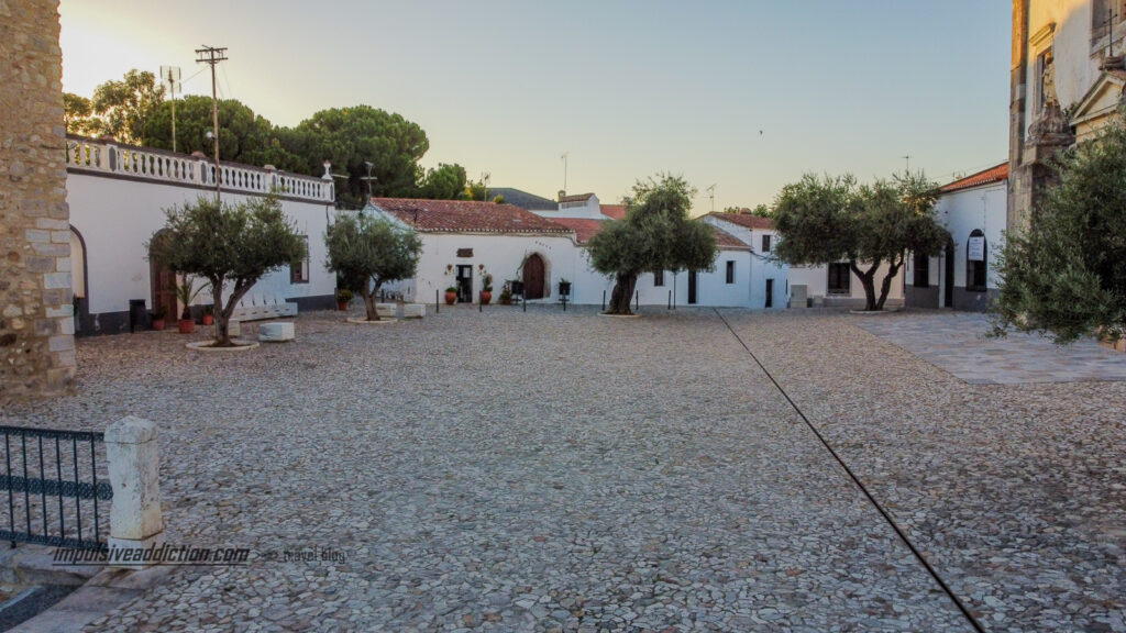 Largo de Santa Maria ao visitar Serpa
