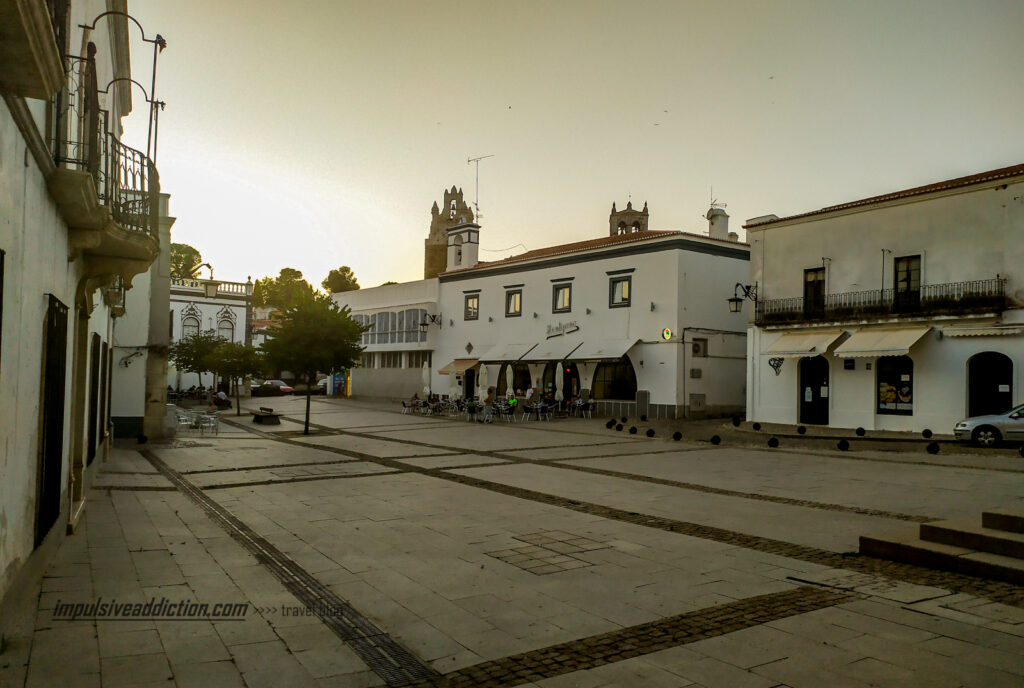 Praça da República ao pôr do sol