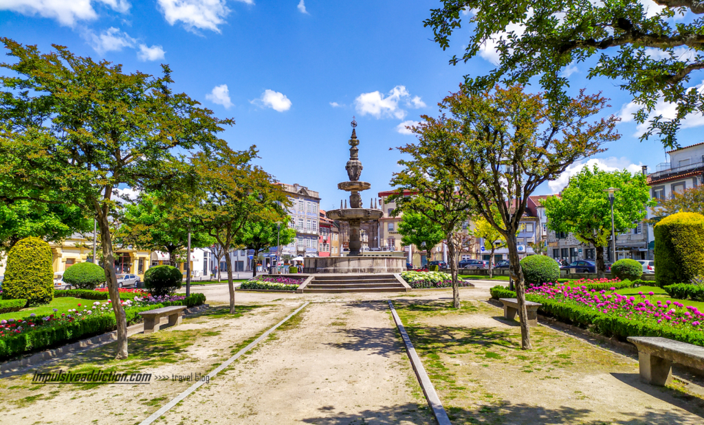 Chafariz do Campo das Hortas ao visitar Braga