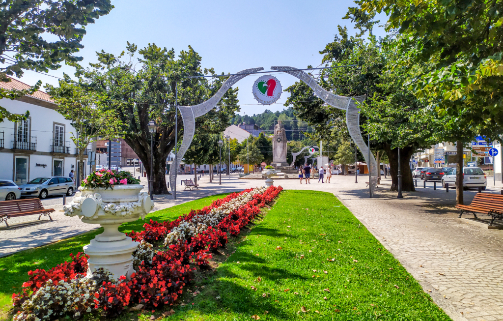 Main avenue of the city of Lamego