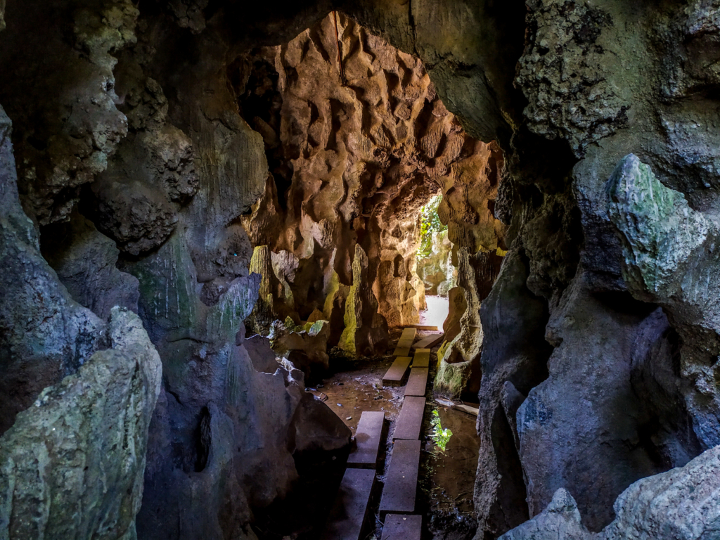 Caves in Lamego Sanctuary park