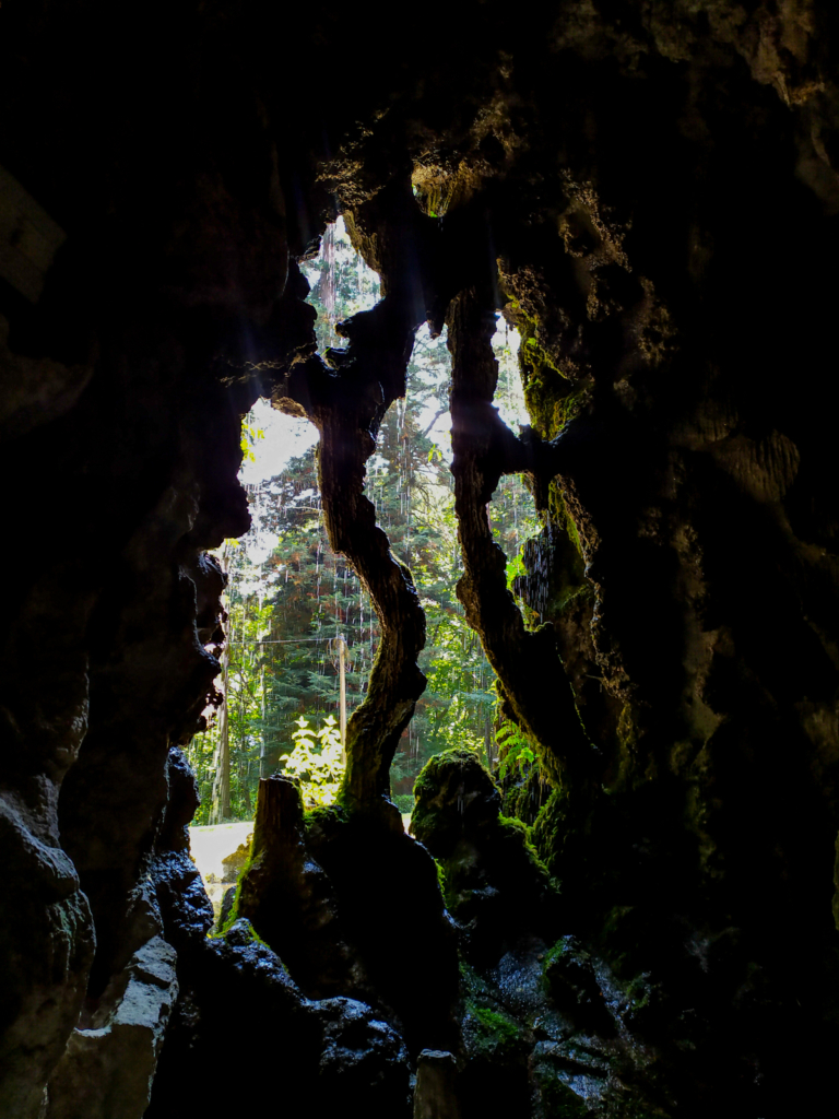 Caves in Lamego Sanctuary park