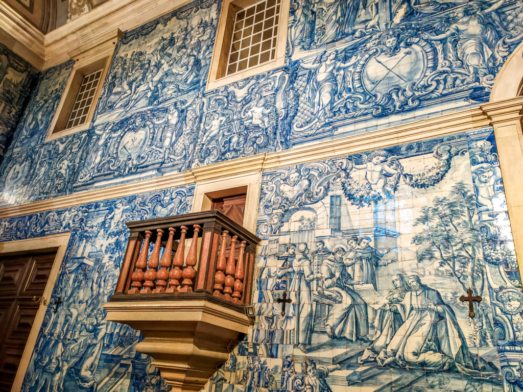 Detalhes dos Azulejos da Igreja do Convento do Louriçal  