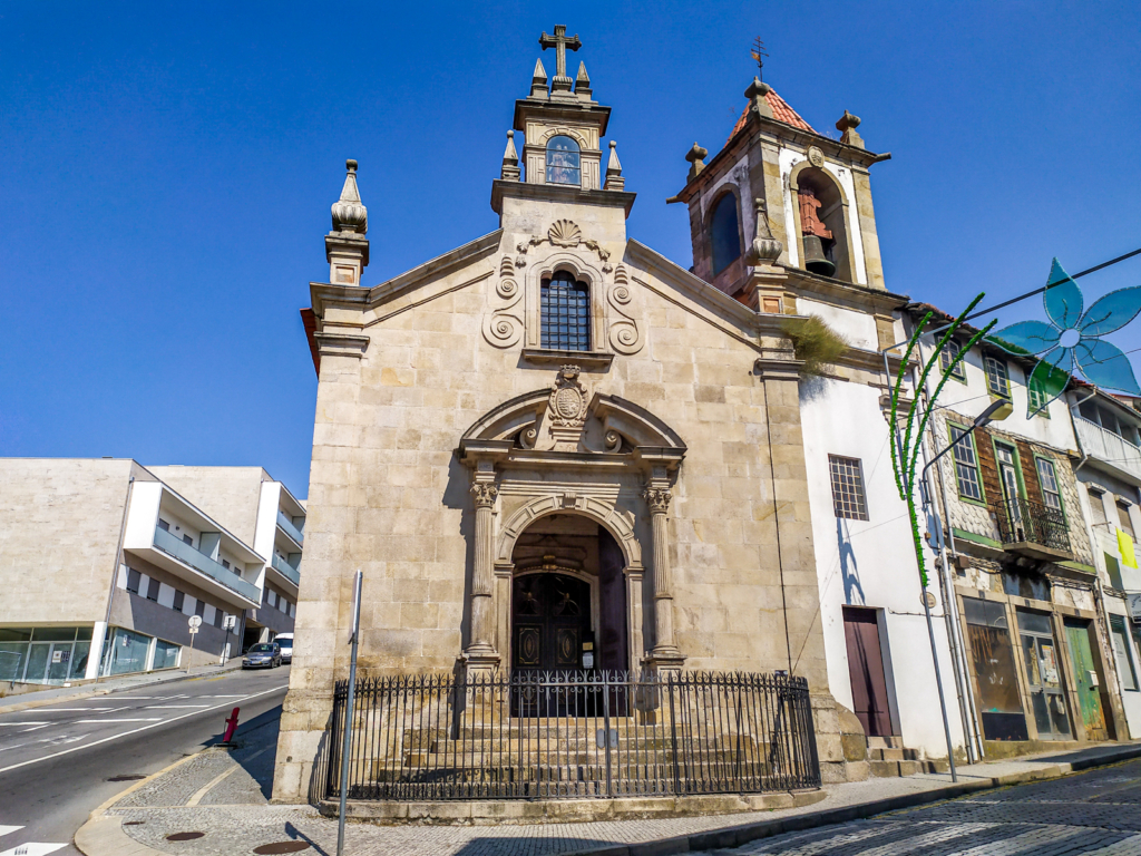 Simple exterior facade of the Church of Desterro