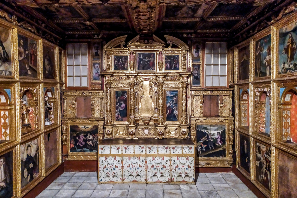 Chapels in Gilded Carving of the Museum of Lamego
