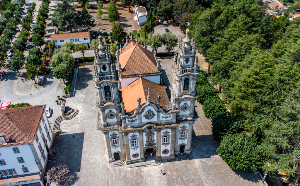 Santuário de Nossa Senhora dos Remédios ao visitar Lamego