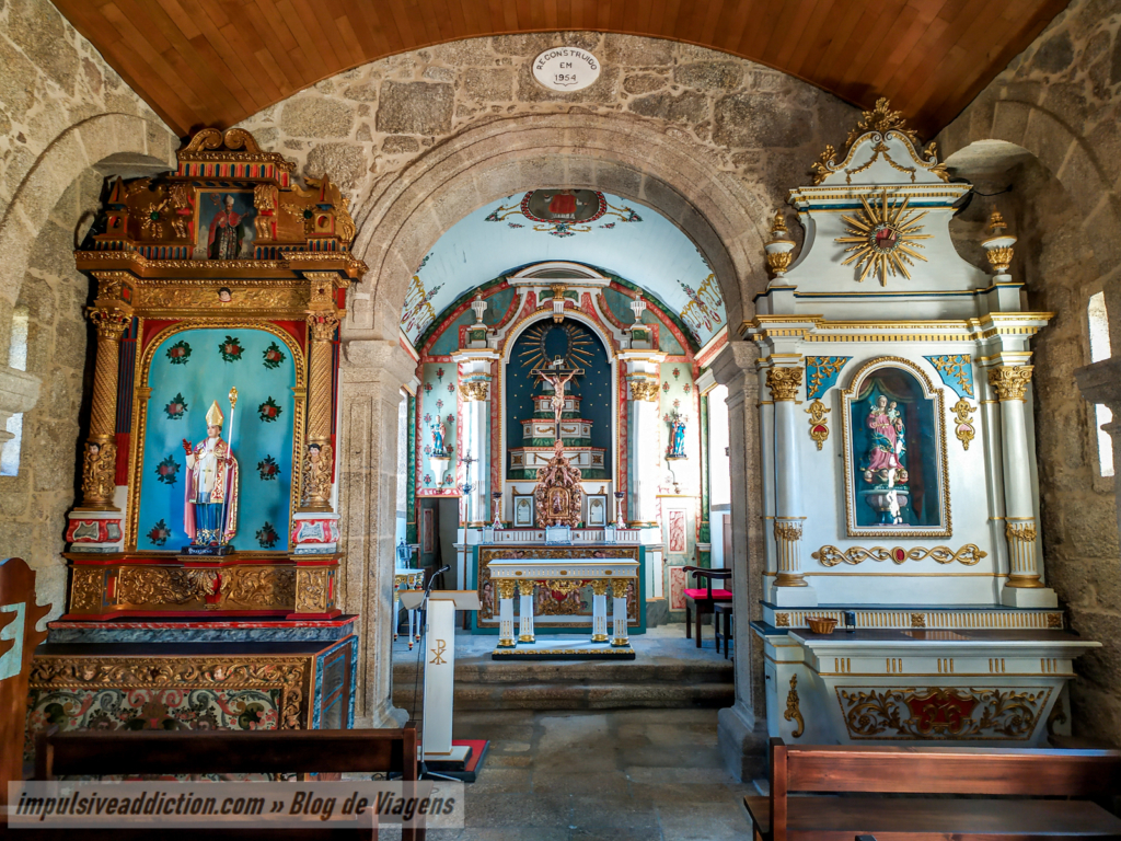 Interior da Igreja de São Martinho de Balugães