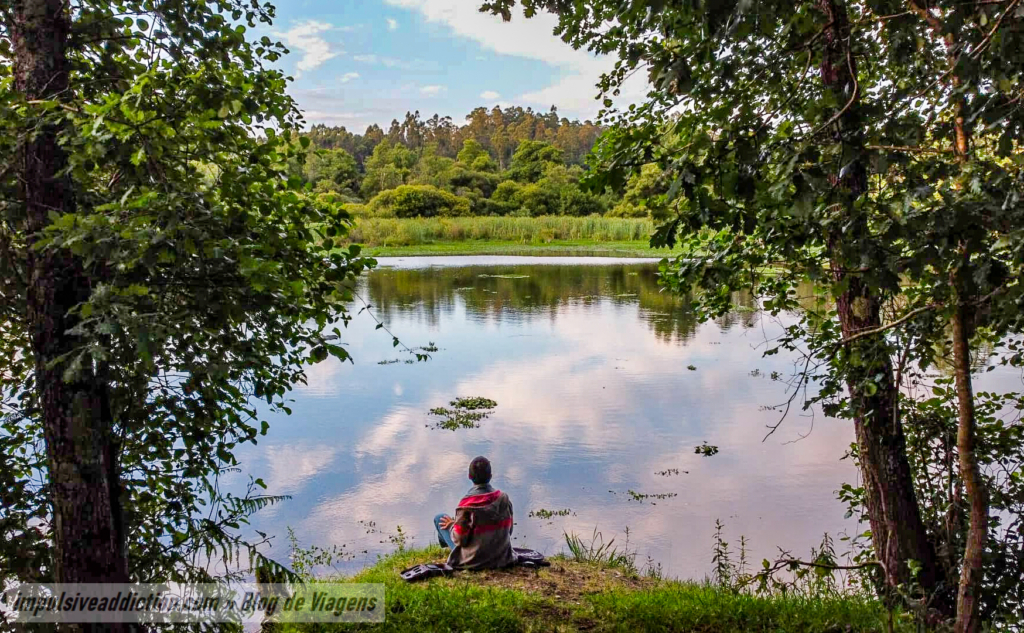 Eu num spot brutal junto das Lagoas de Caíde