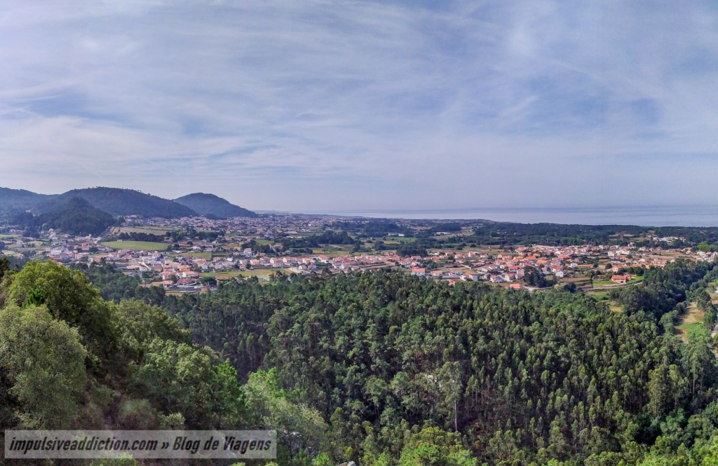 Vista para Esposende a partir do Miradouro do Castro dos Moldes