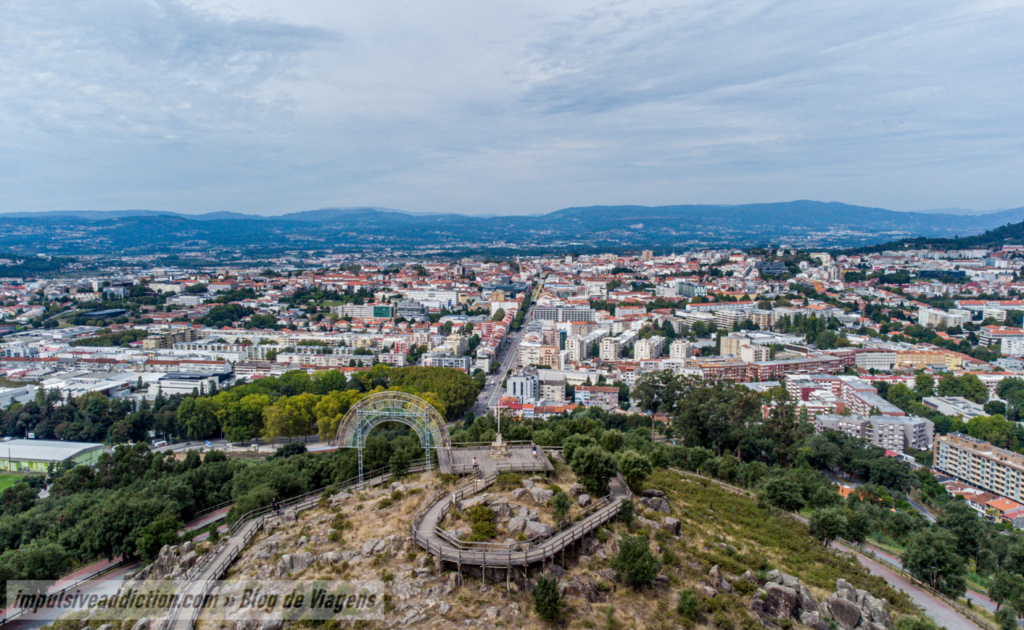 Miradouro do Picoto: vista de drone