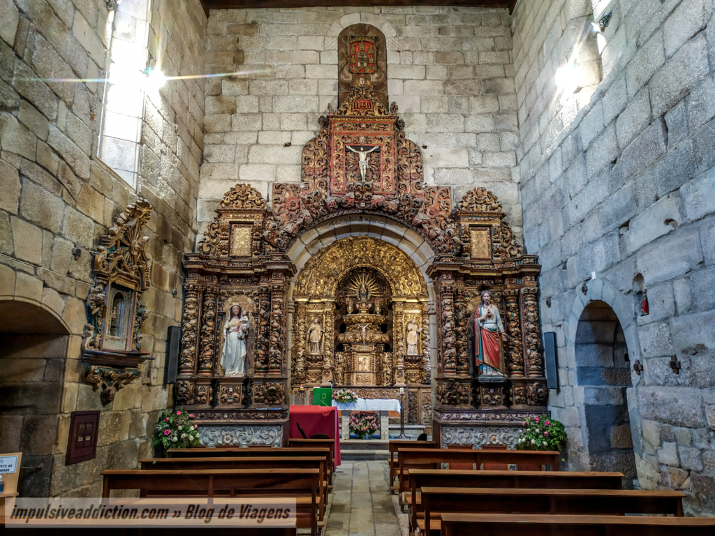Interior da Igreja Românica de Cárquere