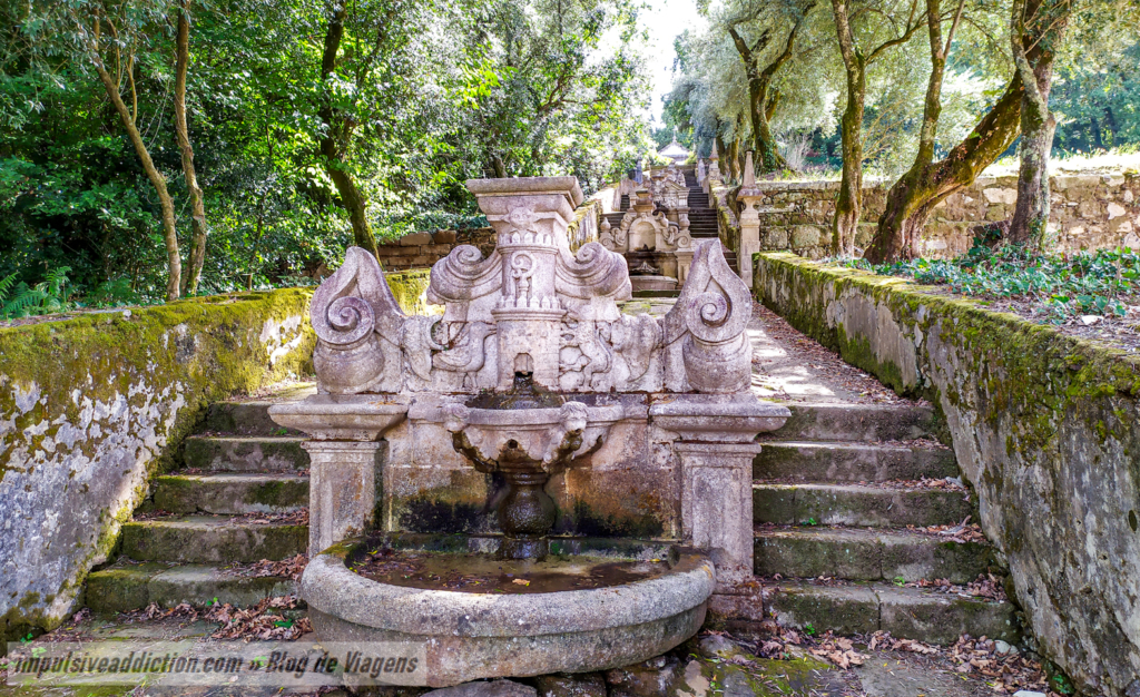 Escadaria dos Jardins do Mosteiro de Tibães