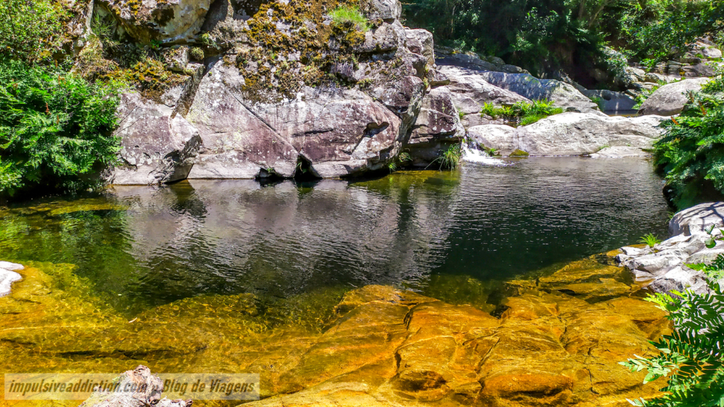 Poças do Rio Cabrum na fronteira entre Resende e Cinfães
