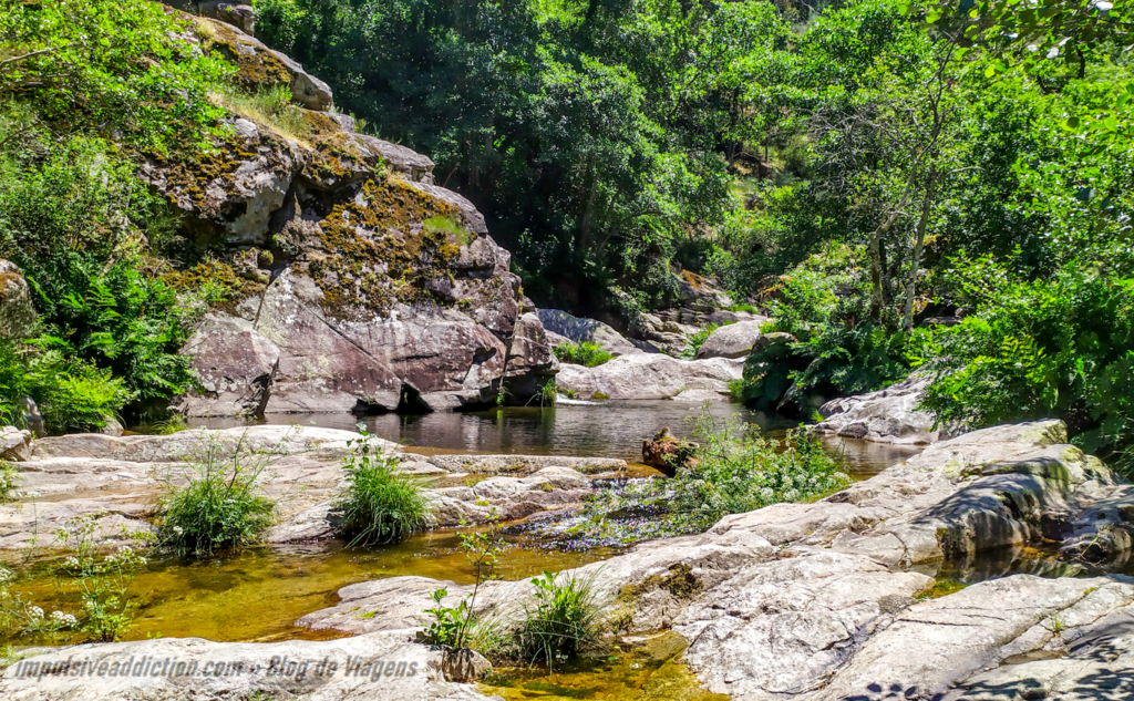 Poças do Rio Cabrum na fronteira entre Resende e Cinfães