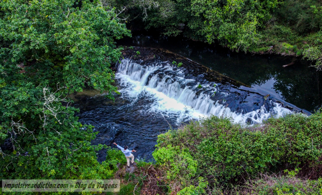 Small waterfall close to Grilo Bridge (River Neiva)