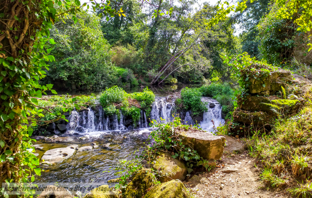 Small waterfall close to Grilo Bridge (River Neiva)