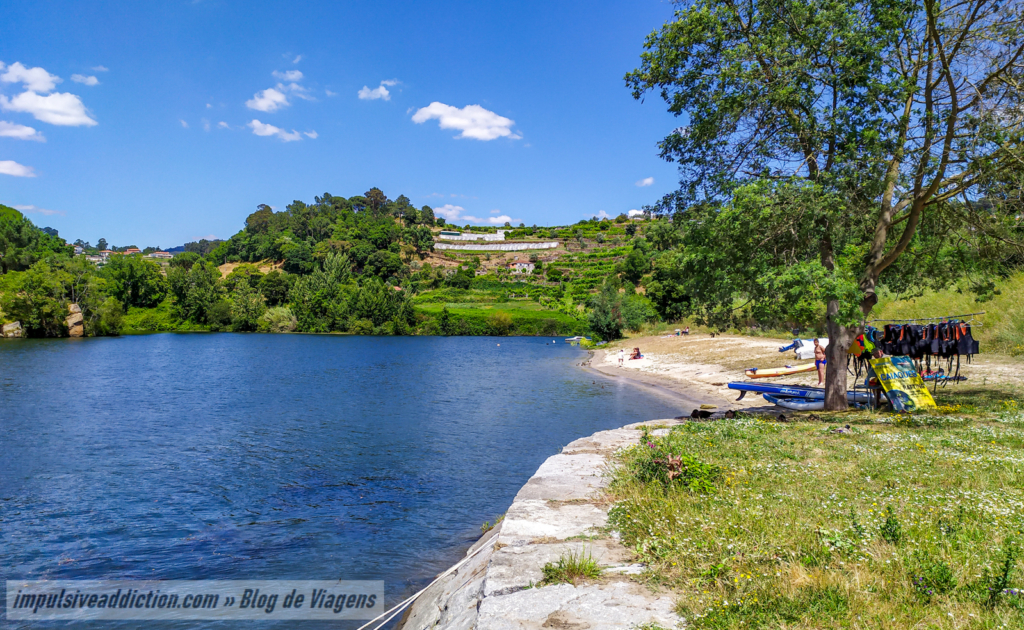 Praia Fluvial do Castelo, junto da ilha dos Amores