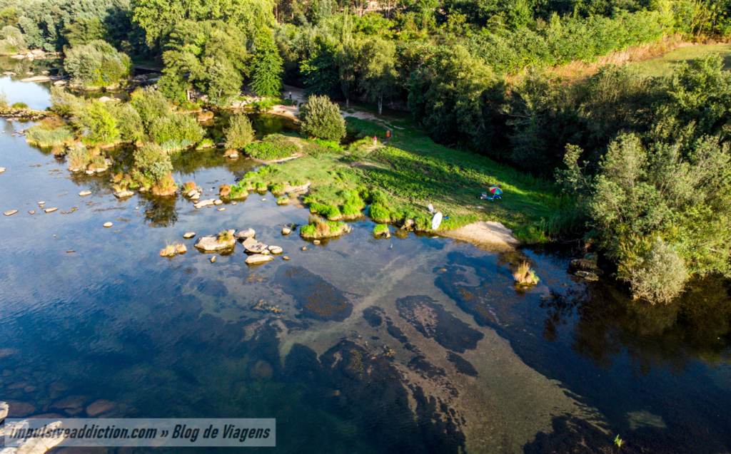 Praia Fluvial de Navarra no Rio Cávado