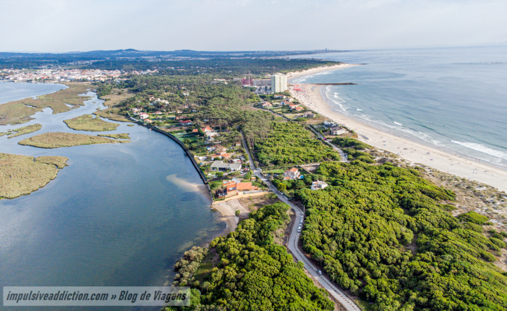 North Coast Natural Park near the mouth of River Cávado