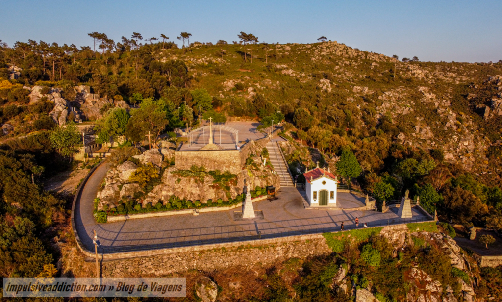 Sanctuary of Nossa Senhora da Guia at sunset