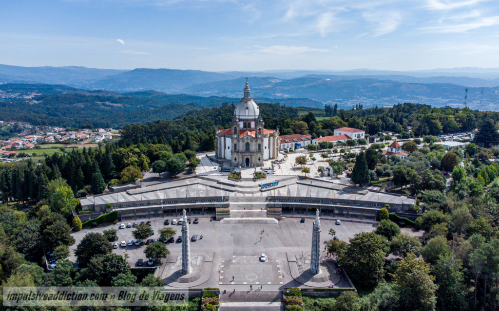 Santuário do Sameiro ao visitar Braga