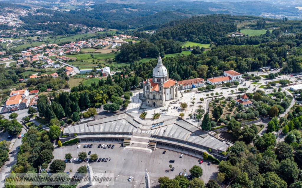 Santuário do Sameiro ao visitar Braga