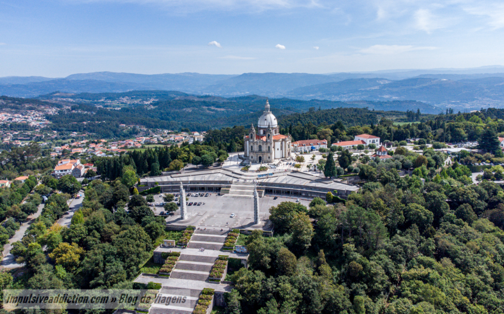 Santuário do Sameiro ao visitar Braga