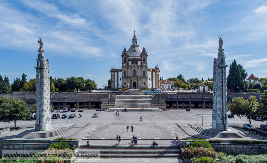 Santuário do Sameiro ao visitar Braga