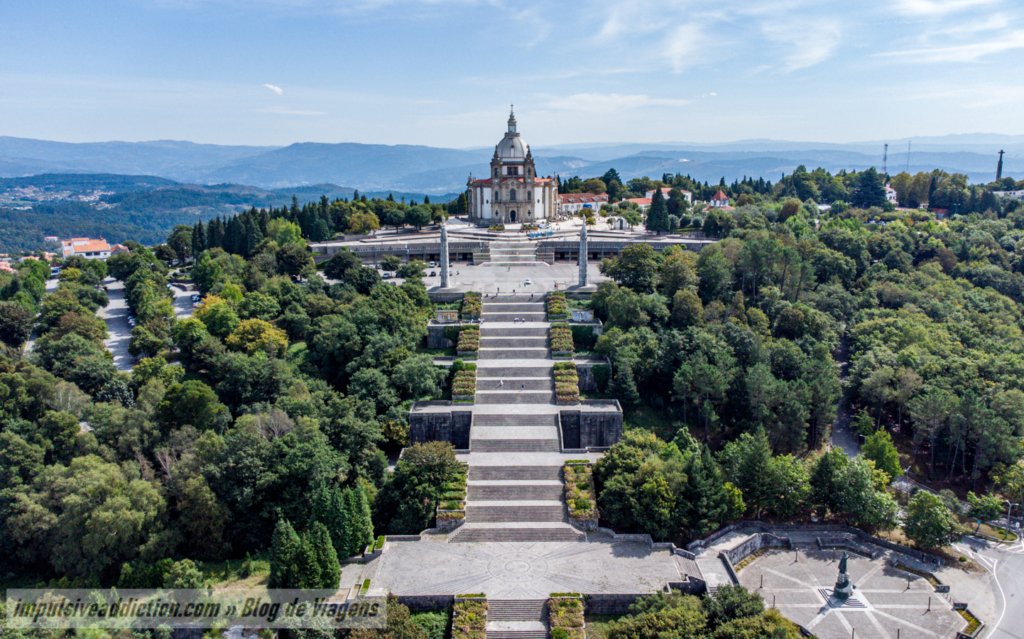 Santuário do Sameiro ao visitar Braga